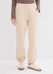 Pantaloni in felpa con bordo elastico, bonprix