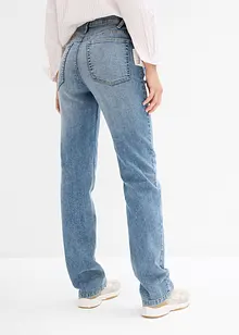 Jeans prémaman 2 in 1 in cotone biologico da indossare sia prima che dopo il parto, straight, bonprix