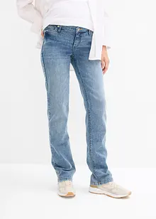 Jeans prémaman 2 in 1 in cotone biologico da indossare sia prima che dopo il parto, straight, bonprix