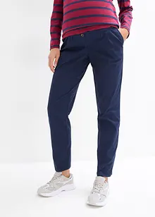 Pantaloni prémaman con cotone, straight, bonprix