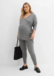 Maglia incrociata e leggings prémaman (set 2 pezzi), bonprix