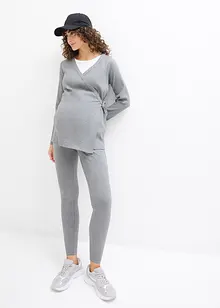 Maglia incrociata e leggings prémaman (set 2 pezzi), bonprix