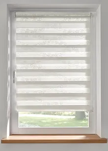 Tenda a rullo doppia ricamata con fantasia grafica, bonprix
