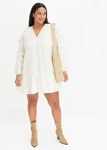 Abito con applicazioni floreali, bonprix