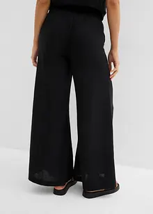 Pantaloni a palazzo con pinces, bonprix