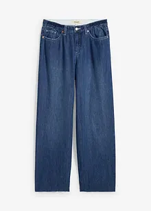 Jeans baggy super soft con cinta comoda, vita media, bonprix