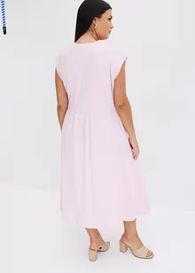 Abito svasato in jersey con dettaglio twist, bonprix