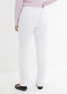 Pantaloni elasticizzati in bengalina con cinta comoda, straight, bonprix