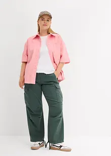 Pantaloni cargo in puro cotone, bonprix