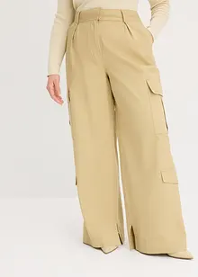 Pantaloni cargo in puro cotone, bonprix