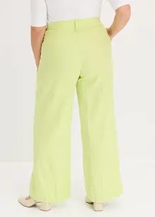 Pantaloni a palazzo in misto lino leggero, bonprix