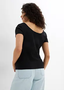 T-shirt con scollatura profonda sulla schiena, bonprix