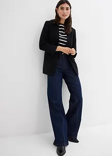 Jeans wide leg, vita alta, bonprix