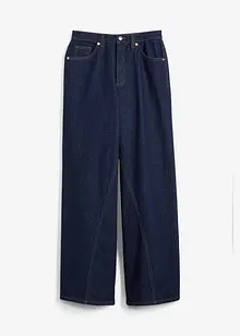 Jeans wide leg, vita alta, bonprix