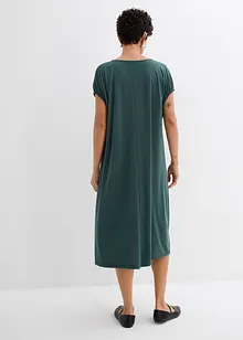 Abito in jersey di misto viscosa con scollo a V, bonprix