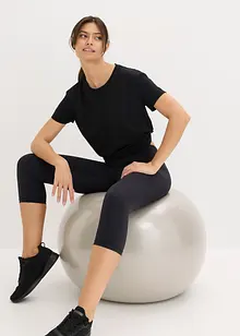 Leggings sportivi a pinocchietto ultra leggeri con cinta comoda, bonprix