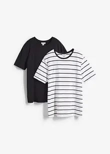 T-shirt in puro cotone biologico (pacco da 2), bonprix