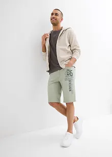 Bermuda in jeans con stampa, regular fit, bonprix