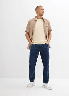 Jeans elasticizzati relaxed fit con elastico in vita, straight, bonprix