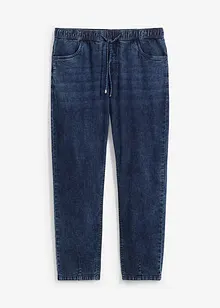 Jeans elasticizzati relaxed fit con elastico in vita, straight, bonprix