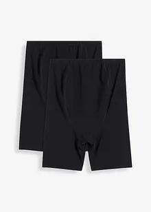 Pantaloncini premaman "anti-sfregamento" con poliammide rinfrescante (pacco da 2), bonprix