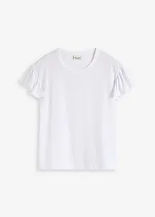Maglia con maniche a volant, bonprix