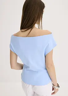Maglia con spalle scoperte in puro cotone biologico, bonprix
