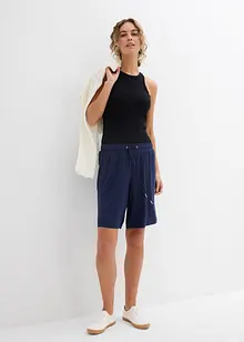 Bermuda in jersey di viscosa fluente, bonprix