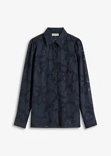 Blusa in chiffon jacquard, bonprix