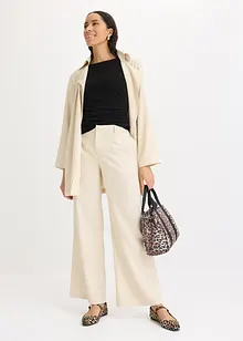 Top in jersey con dettaglio attorcigliato, bonprix