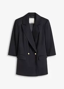 Blazer lungo con maniche a 3/4, bonprix