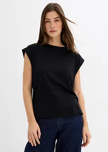 Top con spalline imbottite in misto viscosa, bonprix
