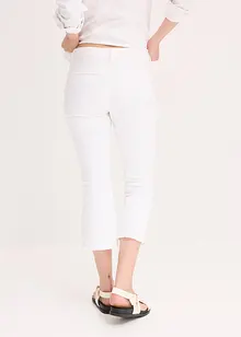 Pantaloni capri in cotone elasticizzato, bonprix