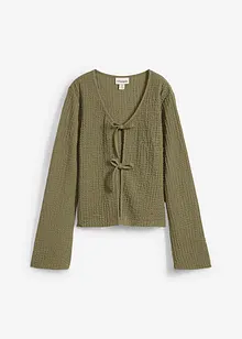 Cardigan in crêpe, bonprix