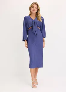 Abito midi con cut-out, bonprix