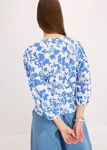 Maglia con inserto smock, bonprix
