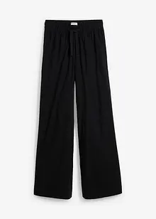 Pantaloni a palazzo in puro cotone, bonprix