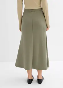 Gonna midi effetto neoprene, bonprix