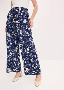 Pantaloni larghi con stampa, bonprix
