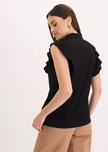 Maglia con volant, bonprix