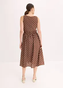 Abito midi con laccetto da annodare, bonprix