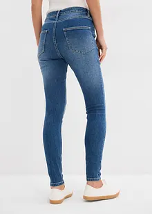 Jeans skinny elasticizzati cropped, a vita media, bonprix