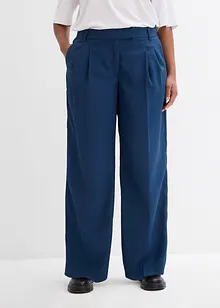 Pantaloni a palazzo con pinces, bonprix