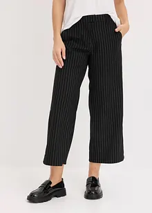 Pantaloni culotte gessati, bonprix