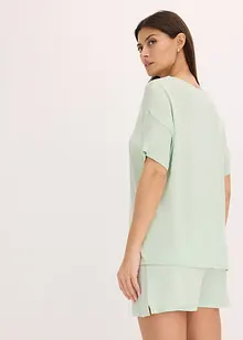 Pigiama estivo con maglia oversize in viscosa, bonprix