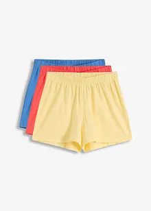 Pantaloni pigiama corti (pacco da 3), bonprix