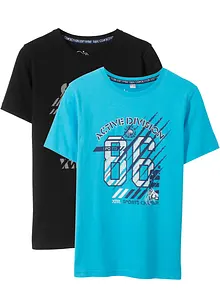 T-shirt in puro cotone biologico (pacco da 2), bonprix