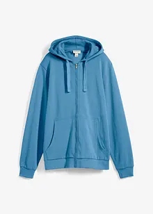 Felpa con zip e cappuccio, bonprix