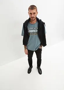 T-shirt in puro cotone, loose fit, bonprix