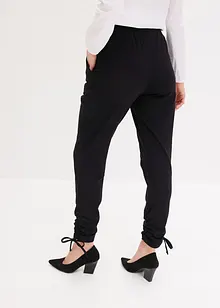 Pantaloni in jersey con arricciatura, bonprix